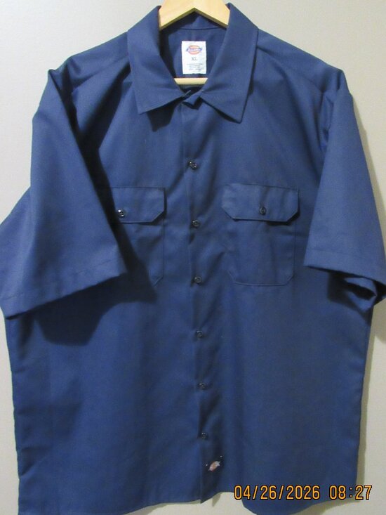 Dickies Other - Dickies Classic Blue Short-Sleeve Work Shirt - XL